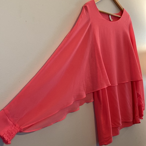 Soya Concept. Bubblegum pink blouse. Size large. - Picture 4 of 9